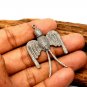 Pave Diamond Swallow Bird Pendant 925 Silver Diamond Nautical Pendant Gift NS45.