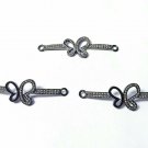 Pave Diamond Butterfly Jewelry Connector 925 Silver Necklace Connector Findings.