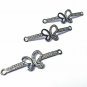 Pave Diamond Butterfly Jewelry Connector 925 Silver Necklace Connector Findings.
