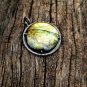 Labradorite Pendant 925 Silver Diamond Jewelry Labradorite Cabochon Pendant Gift