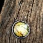 Labradorite Pendant 925 Silver Diamond Jewelry Labradorite Cabochon Pendant Gift