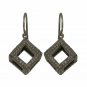 Pave Diamond Cube Earring 925 Silver Diamond Fashion Earring Christmas.
