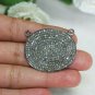 Pave Diamond Necklace Connector 925 Silver Jewelry Connector Findings Supplies.