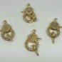 Pave Diamond Lobster Claw Clasp 14k Gold Fine Diamond Additional Jewelry Finding
