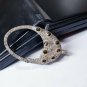 Natural Pave Diamond Lobster Clasps 925 Silver Rosecut Diamond Jewelry Finding.