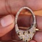 Natural Pave Diamond Lobster Clasps 925 Silver Rosecut Diamond Jewelry Finding.