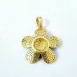 Flower Charm Pendant 925 Silver Diamond Pendant Handmade Diamond Findings Supply