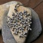 Natural Diamond Tree Pendant 925 Sterling Silver Leaf Necklace Women's Jewelry.