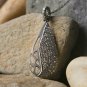 Natural Diamond Drop Pendant 925 Sterling Silver Drop Necklace Birthday Gift.