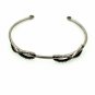 Pave Diamond Cuff Bangle 925 Silver Infinity Diamond Bracelet Valentines Present