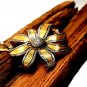 Pave Diamond Sunflower Pendant 925 Silver Diamond Pendant
