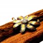Pave Diamond Sunflower Pendant 925 Silver Diamond Pendant