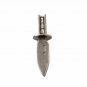 Knife Charm 925 Silver Pave Diamond Pendant Charm Jewelry Findings.
