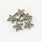 Pave Diamond 1pc star charm pendant 925 sterling silver,diamond finding star