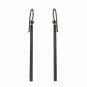 Bar Earring Pave Diamond 925 Silver Stick Earring For Christmas Gift's.