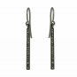 Christmas Gift Stick Earring Pave Diamond Earring 925 Silver Diamond Earring N1.