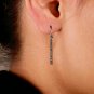Christmas Gift Stick Earring Pave Diamond Earring 925 Silver Diamond Earring N1.