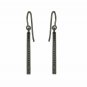 Christmas Gift Stick Earring Pave Diamond Earring 925 Silver Diamond Earring N1.