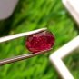 2.30 cts Mozambique Ruby Blood Red UNHEATED Ruby Cut Stone 100%Natural CERTIFIED