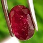 2.30 cts Mozambique Ruby Blood Red UNHEATED Ruby Cut Stone 100%Natural CERTIFIED