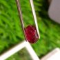 2.30 cts Mozambique Ruby Blood Red UNHEATED Ruby Cut Stone 100%Natural CERTIFIED