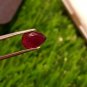1.60 cts Mozambique Ruby Blood Red 100%Natural UNHEATED Ruby CERTIFIED.