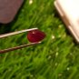 1.60 cts Mozambique Ruby Blood Red 100%Natural UNHEATED Ruby CERTIFIED.