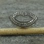 Pave Diamond Lips Ring 925 Silver Diamond Lips Kiss Ring Handmade Jewelry Gift.