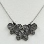 Pave Diamond Butterfly Pendant 925 Silver Diamond Wedding Day Gift Pendant Charm