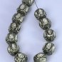 Rosecut Diamond Ball Beads Findings 925 Silver Pave Diamond Fancy Beads Findings