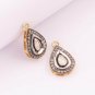 1 Pc Rose Cut Diamond Pendant Polki Diamond Charm 925 Silver Polki Charm Pendant