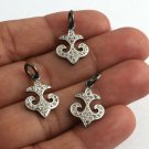 Fancy Pave Diamond Charm Pendant 925 Silver Diamond Findings For Christmas Gift. Fancy Pave Diamond Charm Pendant 925 Silver Diamond Findings For Christmas Gift.