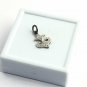 Fancy Pave Diamond Charm Pendant 925 Silver Diamond Findings For Christmas Gift.