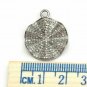 Round Pave Diamond Pendant 925 Silver Diamond Pendant Charm For Christmas.