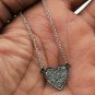Heart Pendant Pave Diamond 925 Silver Fashion Dainty Diamond Pendant Gift.