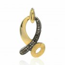 Pave Diamond Designer Pendant 925 Silver Fashion Diamond Pendant Valentines Gift