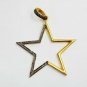 Pave Diamond Star Gift Pendant 925 Silver Handmade Diamond Charms Pendant.