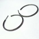 Pave Diamond Boho Hoop Earring 925 Silver Boho Diamond Hollywood Earring Gift. Pave Diamond Boho Hoop Earring 925 Silver Boho Diamond Hollywood Earring Gift.