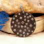 Pave Diamond Round Pendant 925 Silver Handmade Diamond Pendant Birthday Gift.