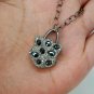 Pave Diamond Padlock Pendant Spinel 925 Silver Diamond Pendant Gift.