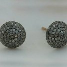 Pave Diamond Stud Earring Dainty Diamond Stud Earring 925 Silver Diamond Earring Pave Diamond Stud Earring Dainty Diamond Stud Earring 925 Silver Diamond Earring