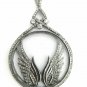 Pave Diamond Angel Wing Pendant 925 Silver Angel Birthday Gift Pendant Jewelry.