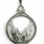Pave Diamond Angel Wing Pendant 925 Silver Angel Birthday Gift Pendant Jewelry.