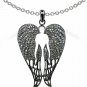 Pave Diamond Designer Wing Pendant 925 Silver Diamond Angel Wing Necklace Charm.
