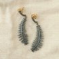 Pave Diamond Leaf Earring 925 Silver Anniversary Diamond Earring Gift Set.