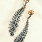 Pave Diamond Leaf Earring 925 Silver Anniversary Diamond Earring Gift Set.