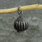 Pave Diamond Dome Shape Pendant 925 Silver Diamond Fashion Pendant Gift. Pave Diamond Dome Shape Pendant 925 Silver Diamond Fashion Pendant Gift.