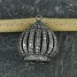 Pave Diamond Dome Shape Pendant 925 Silver Diamond Fashion Pendant Gift.