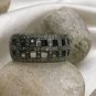 Checkered Design Pave Diamond Ring 925 Silver Diamond Unisex Ring Wedding Gift.