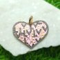 Diamond Heart Enamel Pendant 925 Silver Designer Diamond Lovers Pendant Gift.